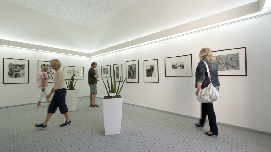 Rundgang Grafikmuseum im Kurhaus Bad Steben